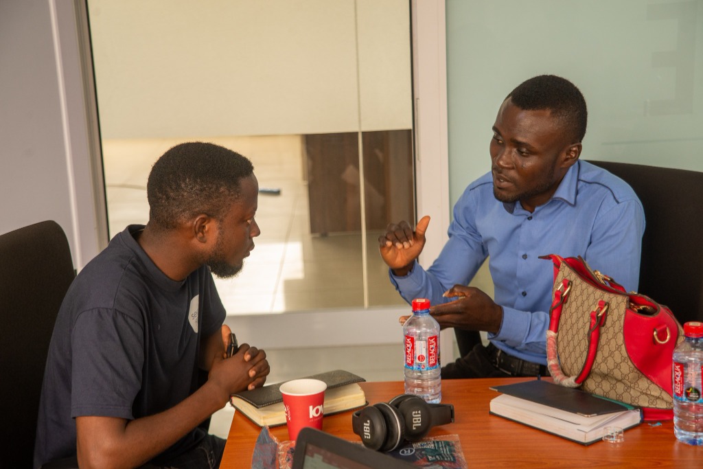 Isaac Agya Koomson consulting session with enterprise client