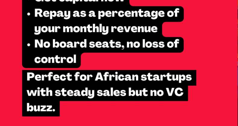 Revenue-Based Financing for African Startups